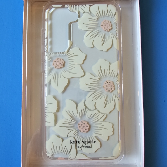 Galaxy S21 FE 5G - Kate Spade New York Case (HOLLYHOCK FLORAL) - Picture 2 of 4